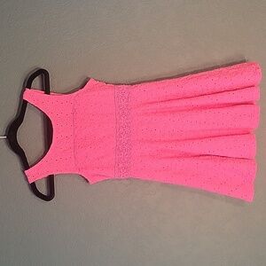 Pink Guess kids s 7 Embroidered Floral dress